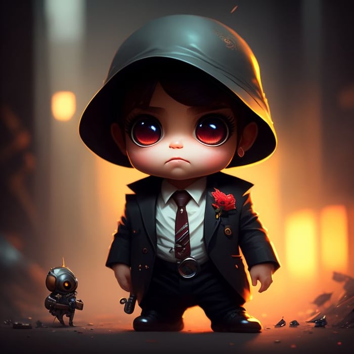 Bức tranh Chibi nam ngầu đẹp nhất