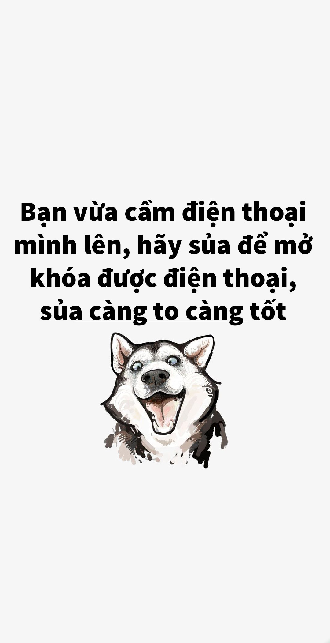 Hình nền mở khóa điện thoại hài hước, hình nền mở khóa troll bá đạo