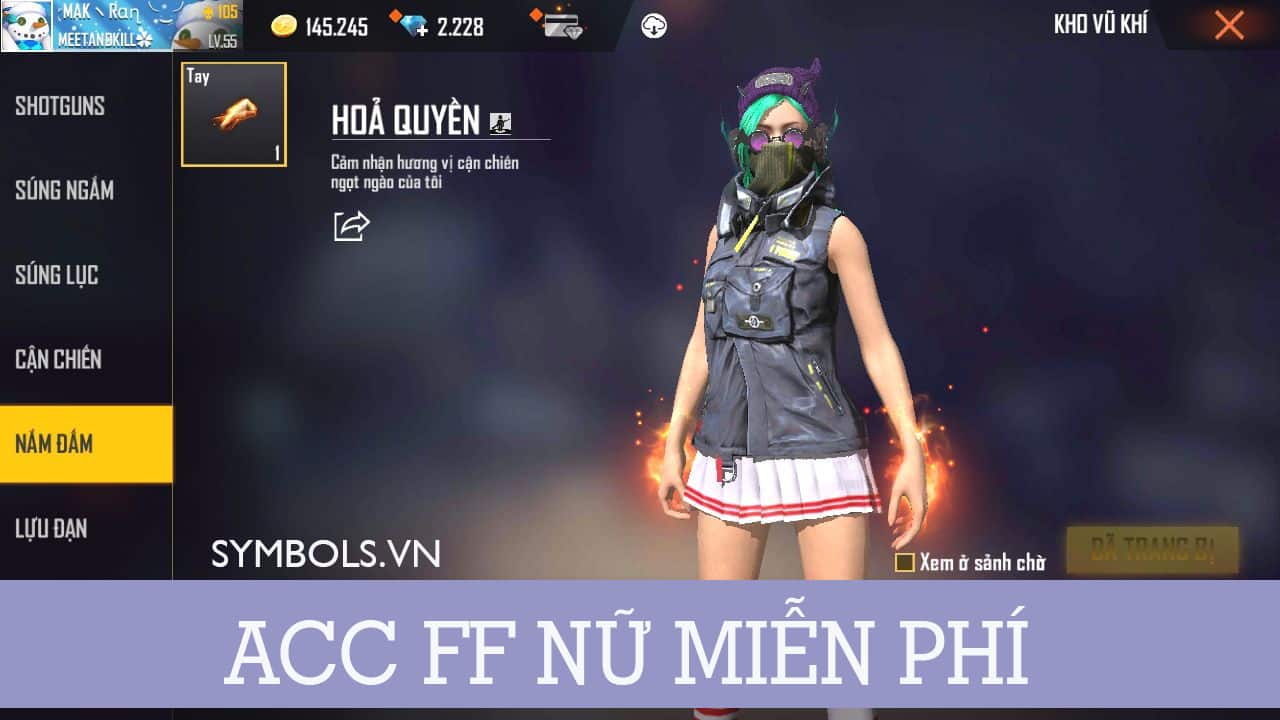 Ảnh Free Fire Nữ Ngầu [139+ Avatar Hình Nền FF Nữ Cute]