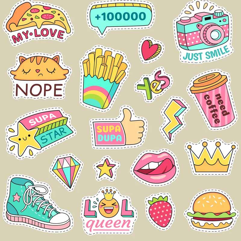 Kho mẫu hơn 100+ hình ảnh sticker cute, dễ thương nhất hiện nay