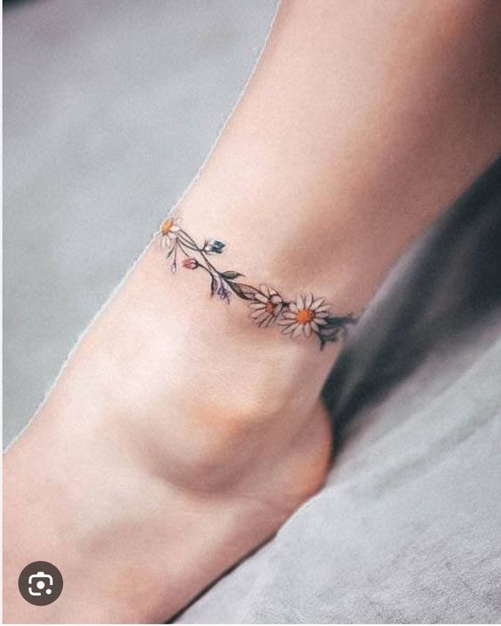 999+ hình xăm lắc chân mini cực độc đáo cho nam và nữ - Genztattoo