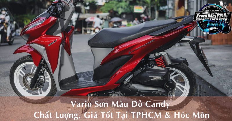 Vario Sơn Màu Đỏ Candy Chất Lượng, Giá Tốt Tại TPHCM & Hóc Môn