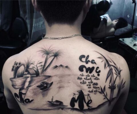 Top 1001+ hình xăm chữ về cha mẹ được xăm nhiều nhất - Genztattoo