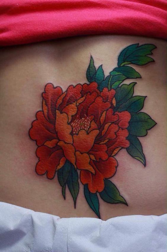 888+ hình xăm hoa mẫu đơn đại diện cho tình yêu và may mắn - Genztattoo